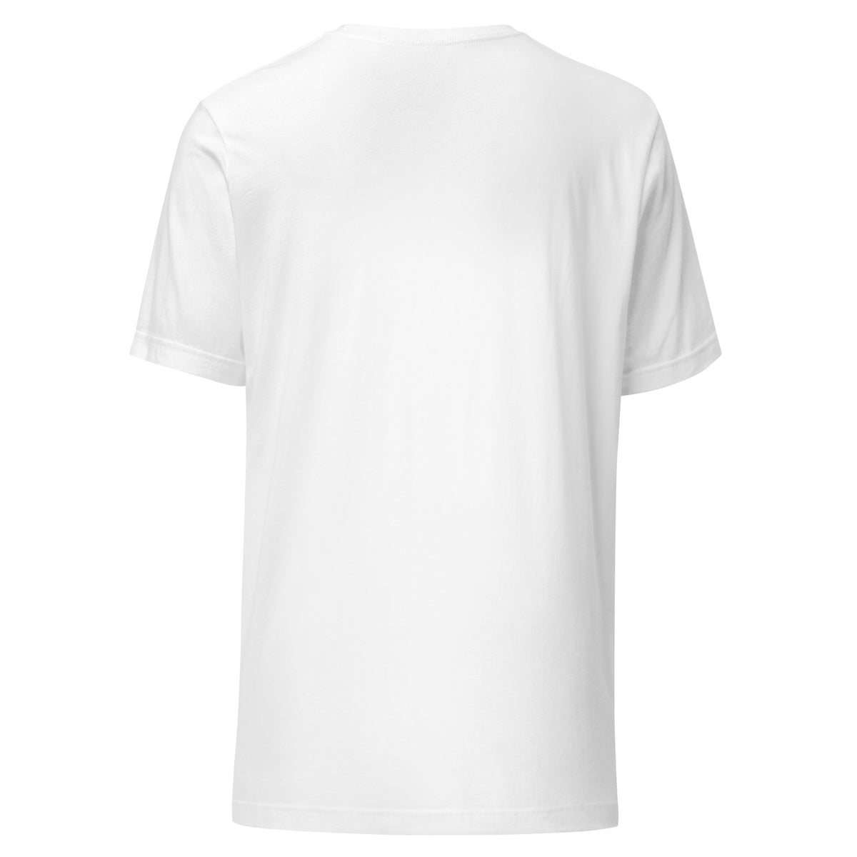 Personalised pet name t-shirt reading Personal Assistant, white unisex cotton tee, back view