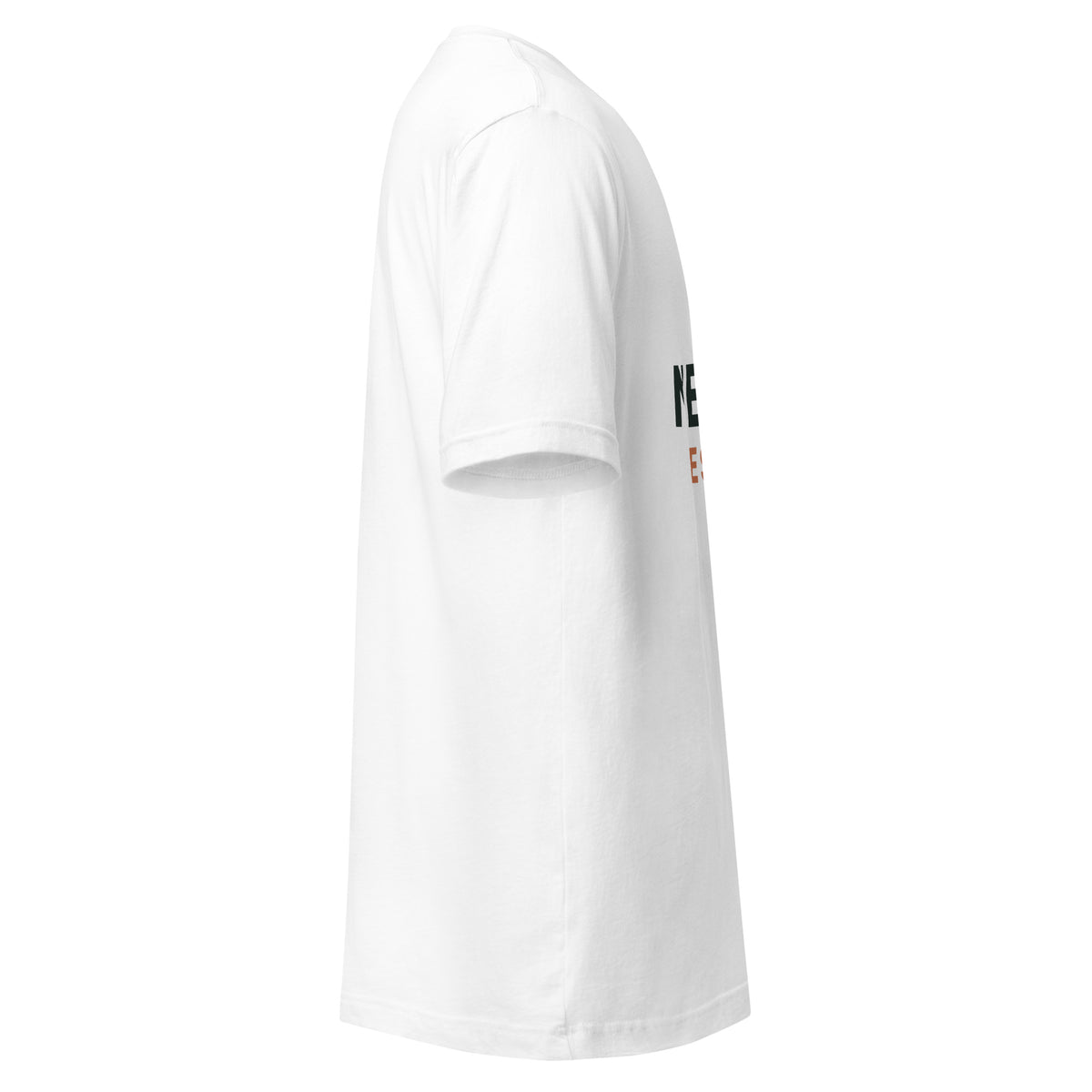 Personalised New Dad t-shirt with the year he became a dad, white unisex cotton tee, right side